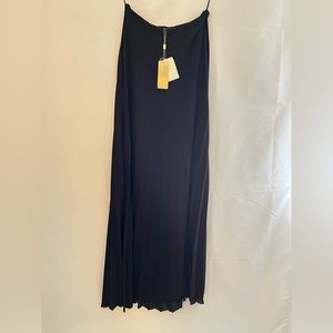 Maria Valentina Pleated Elegant Maxi Skirt XS